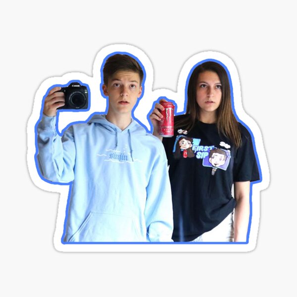 weston and kalynn sticker Sticker
