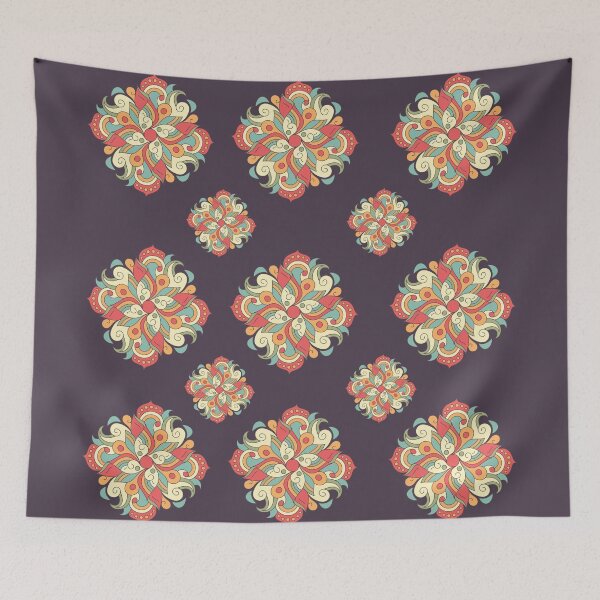 Item preview, Boho Christmas pattern | Beautiful Indian inspired pattern designed and sold by Radu Matei.