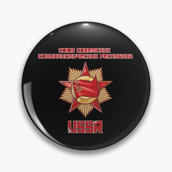 Soviet Union Pins And Buttons Redbubble - roblox boombox codes ussr flag