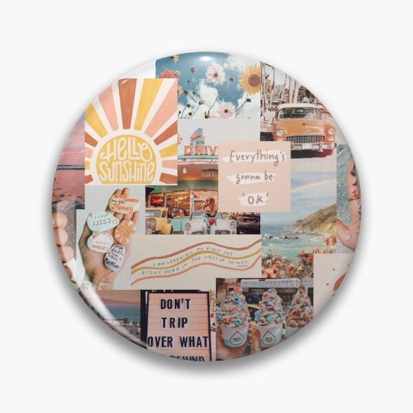 Item preview, Aesthetic Summer Collage  designed and sold by taysstickerstop.