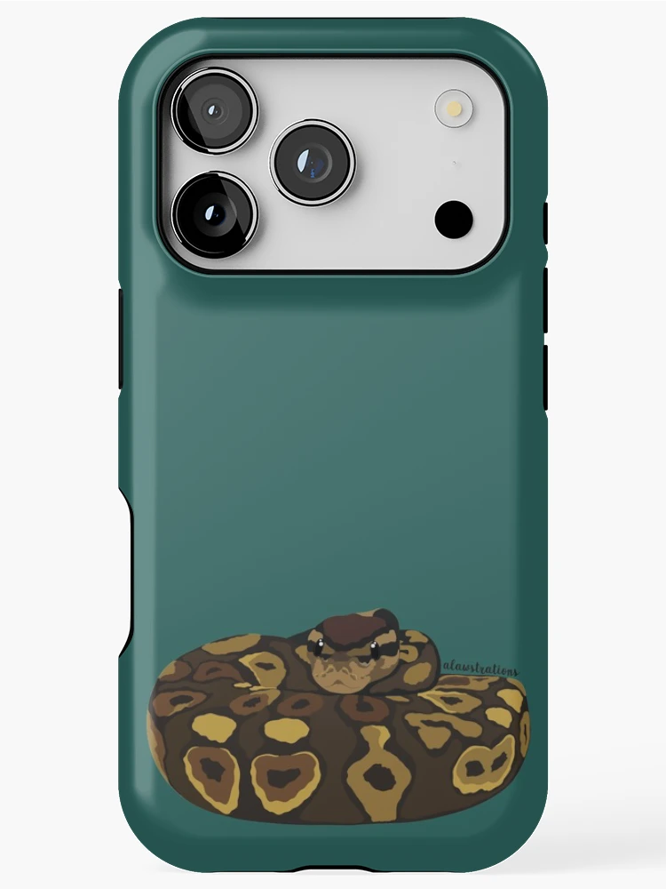 Thumbnail 1 of 4, iPhone Case, Royal Python(Python regius) designed and sold by Alawstrations.