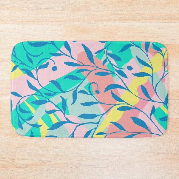 Item preview, Flower Walk Biscay Green designed and sold by Cristina Jucan.