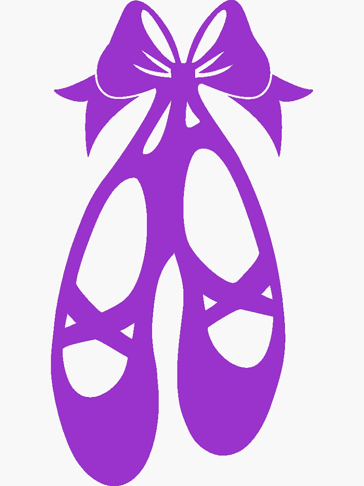 "Ballet Shoes " Sticker for Sale by lolodesignprint Redbubble