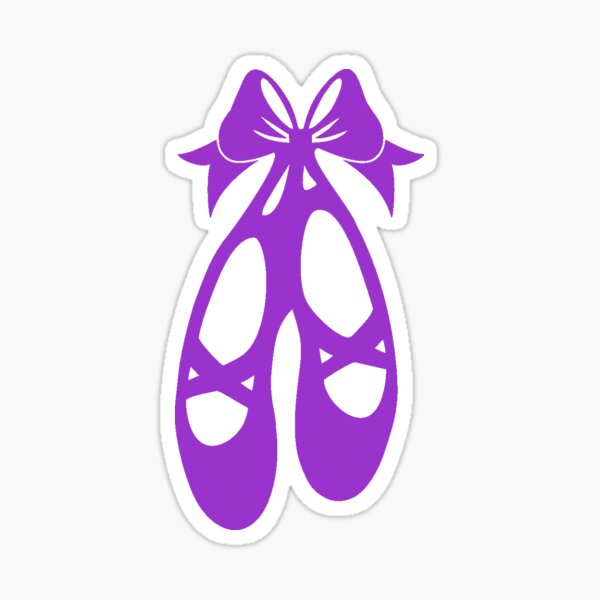 "Ballet Shoes " Sticker for Sale by lolodesignprint Redbubble