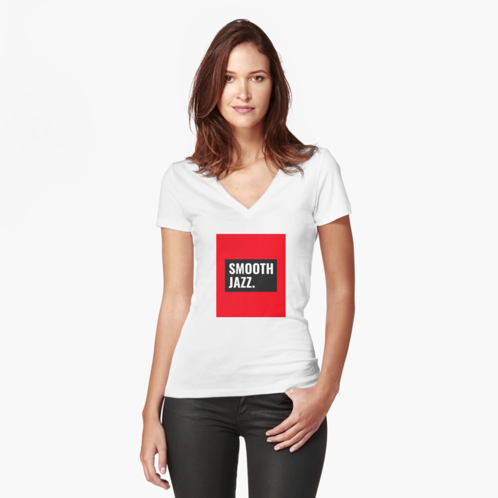 Item preview, Fitted V-Neck T-Shirt designed and sold by CoffeeCupLife2.