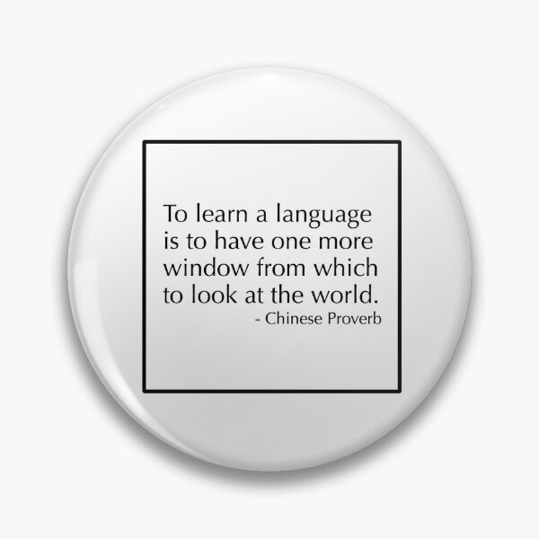 Item preview, Chinese Proverb Language Learning Quote designed and sold by creativeloft.