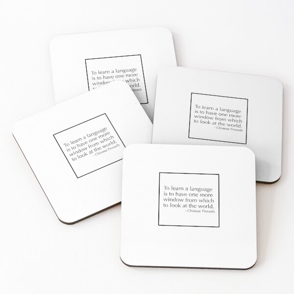 Item preview, Chinese Proverb Language Learning Quote designed and sold by creativeloft.