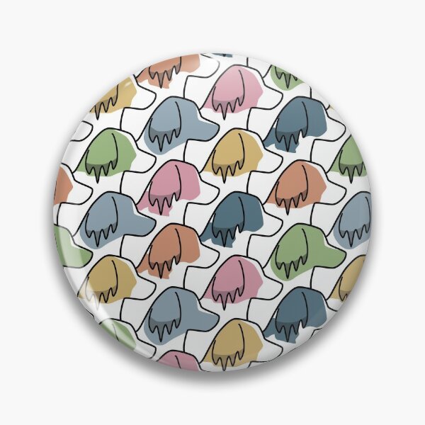 Item preview, Kooikerhondje Colorful Pattern designed and sold by Tillowin.