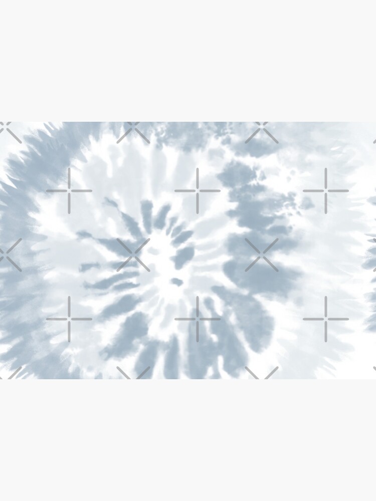 Trendy Pale Blue Swirl Tie Dye Pattern by jamiemaher15