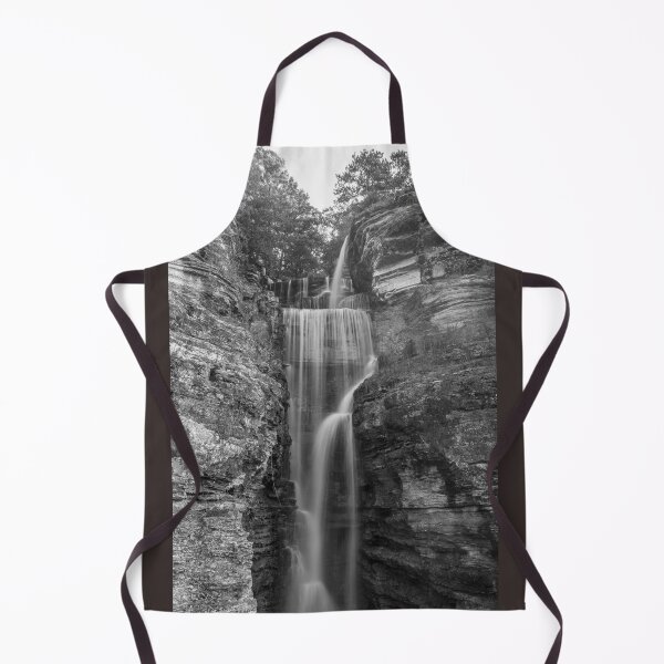 Item preview, Indian Cliff Falls Grayscale designed and sold by mljdwhite.