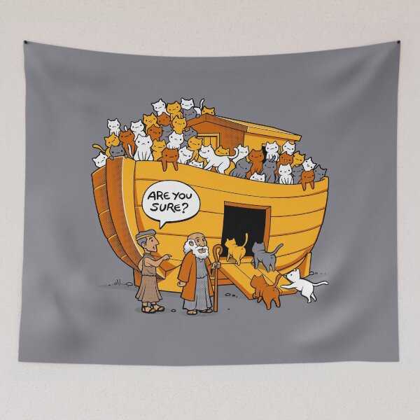 Item preview, Noah's Ark Cat designed and sold by Tobe Fonseca®.