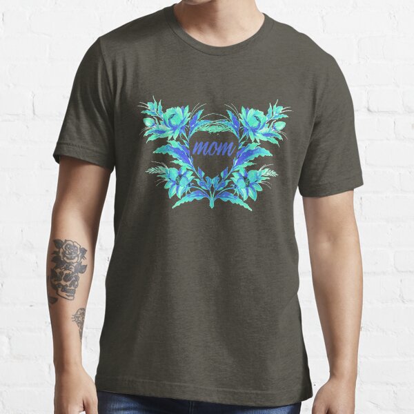Floral mom, Forget Me Not Flower Wreath Essential T-Shirt