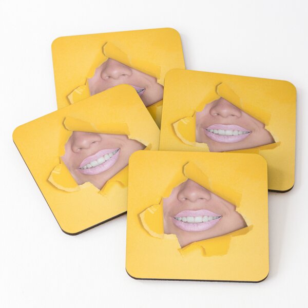 Item preview, Face Lips Smile Yellow designed and sold by mwagie.