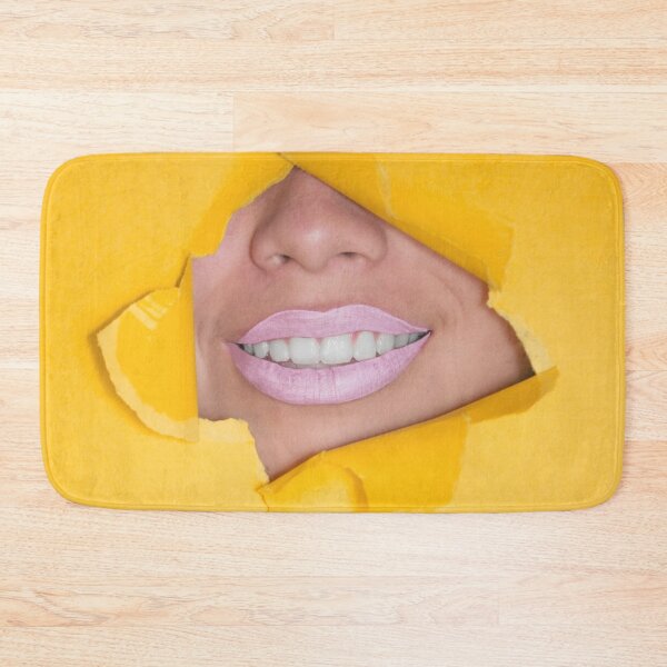 Item preview, Face Lips Smile Yellow designed and sold by mwagie.