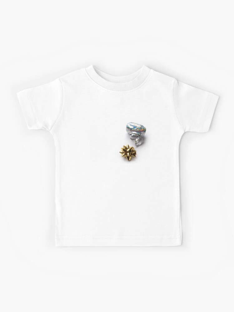 Gift Wrap Shiny Bow and Ribbon | Kids T-Shirt