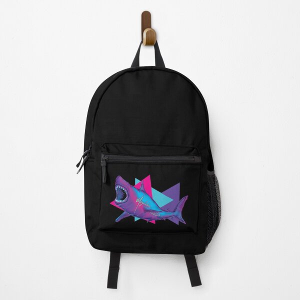 Item preview, Megalodon Shark Retrowave designed and sold by bslatecreations.