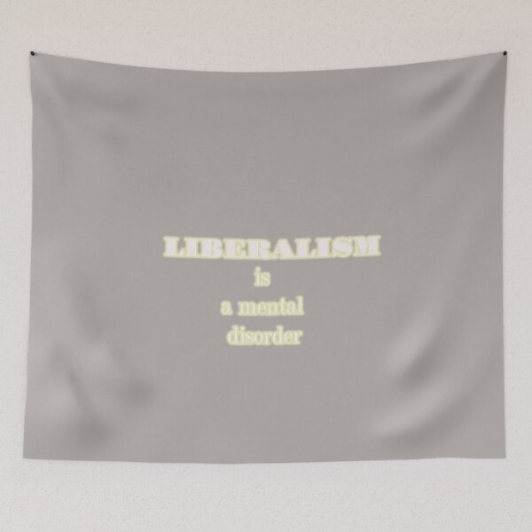 Item preview, liberalism is "a mental disorder" Graphic T-Shirt designed and sold by moustafa7155.