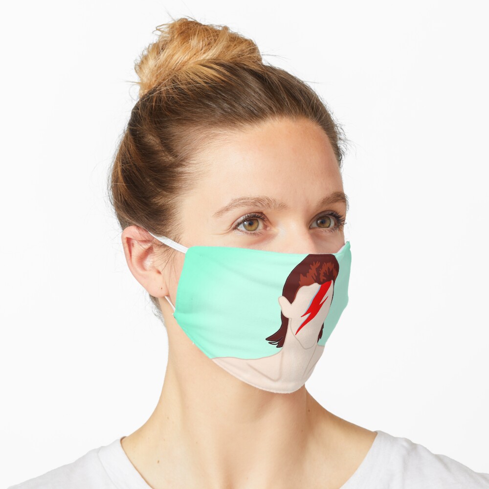 David Bowie Mascarilla