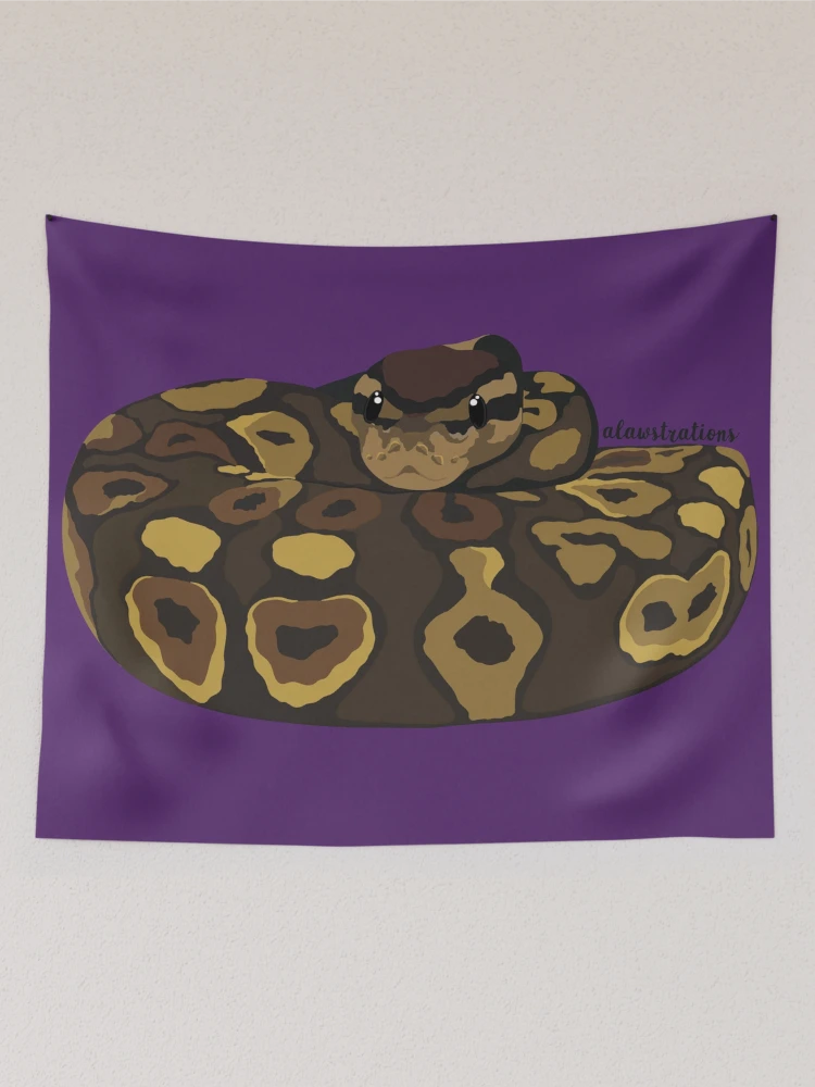 Thumbnail 2 of 3, Tapestry, Royal Python(Python regius) designed and sold by Alawstrations.