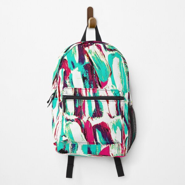 Item preview, Pink and Teal on White Sugarcane designed and sold by ANoelleJay.
