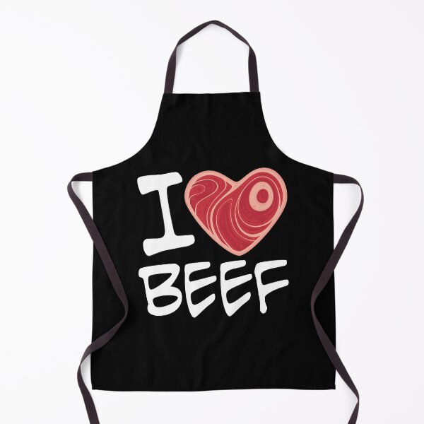 Item preview, I Love Beef - White Text Version designed and sold by fizzgig.