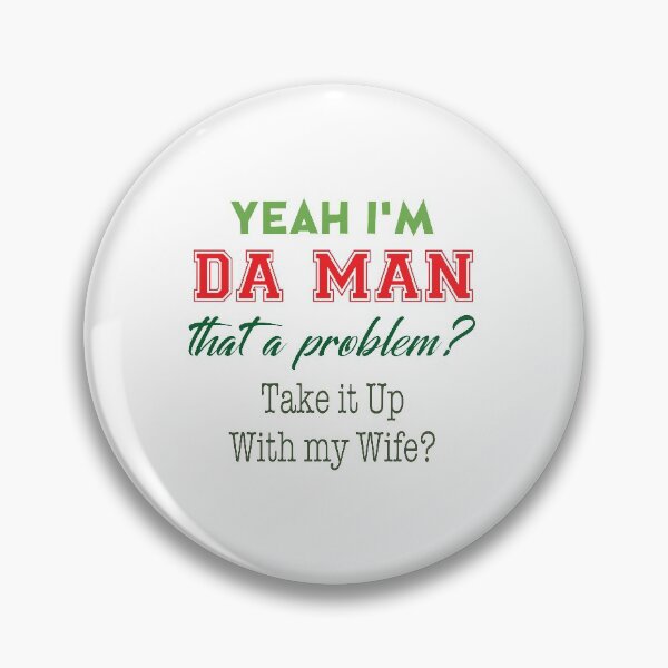 Item preview, I'm Da Man (funny) Adult Apron designed and sold by MalikaBela.