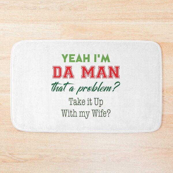Item preview, I'm Da Man (funny) Adult Apron designed and sold by MalikaBela.