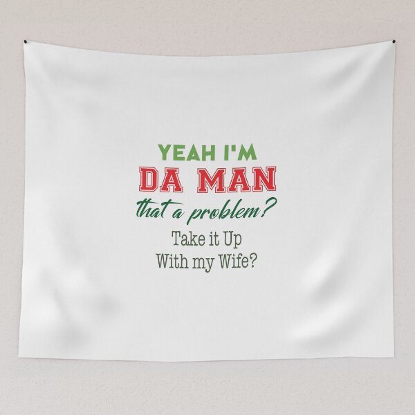 Item preview, I'm Da Man (funny) Adult Apron designed and sold by MalikaBela.