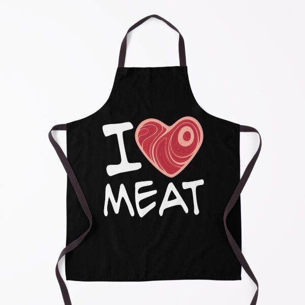 Item preview, I Love Meat - White Text Version designed and sold by fizzgig.