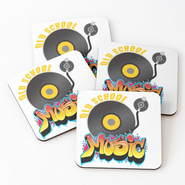 Item preview, Old School Music, with Graffitti Art and the Needle on the Record designed and sold by Ataraxia  Apparel.