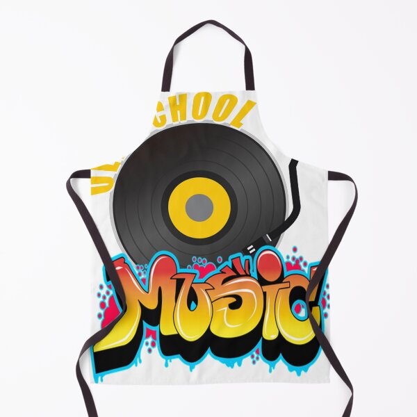 Item preview, Old School Music, with Graffitti Art and the Needle on the Record designed and sold by Ataraxia Apparel.