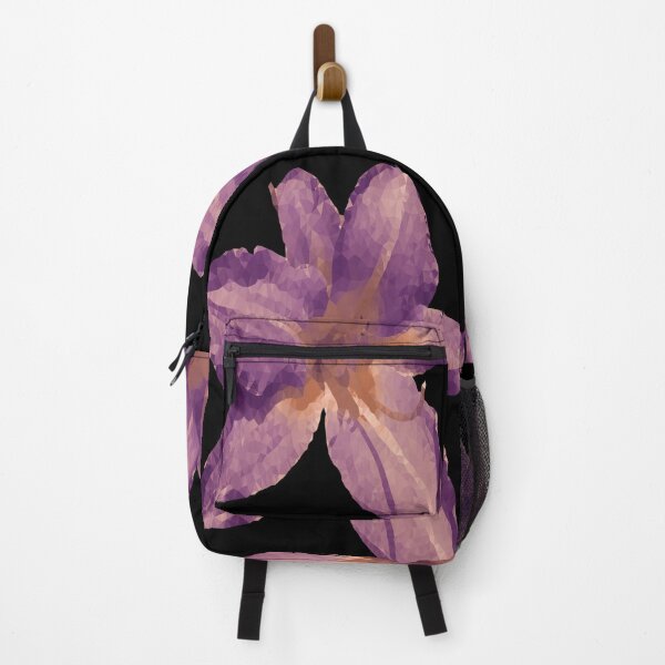 Item preview, Day Lily in Purple Triangles designed and sold by After 10 POD Designs.