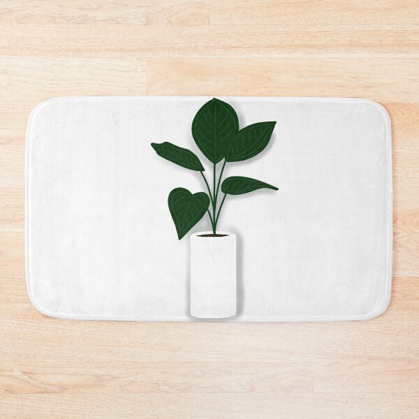Item preview, Tall House Plant in White Vase designed and sold by Cafecreativity.