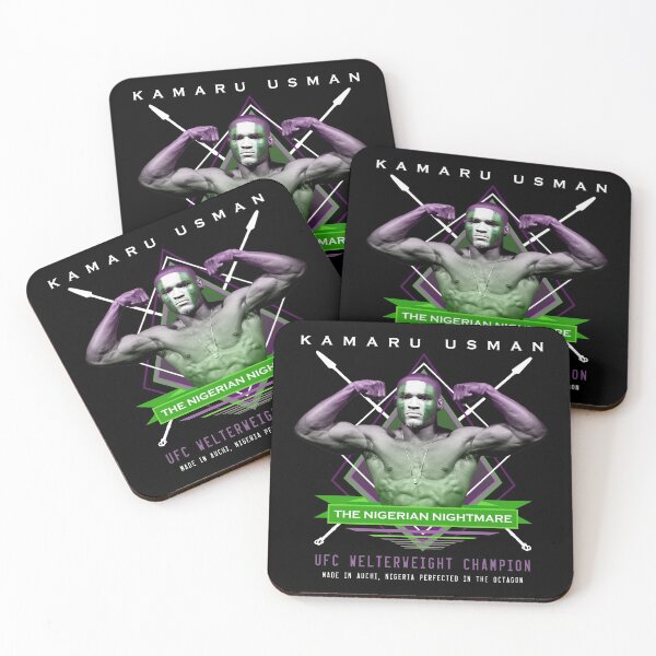 Item preview, Kamaru Usman The Nigerian Nightmare designed and sold by SavageRootsMMA.