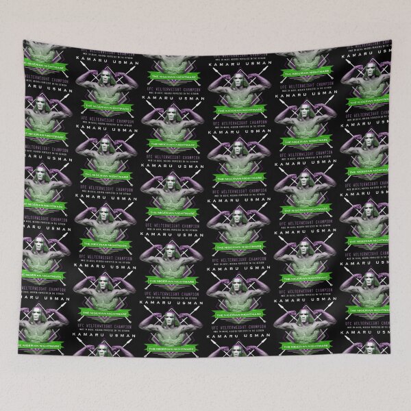 Item preview, Kamaru Usman The Nigerian Nightmare designed and sold by SavageRootsMMA.