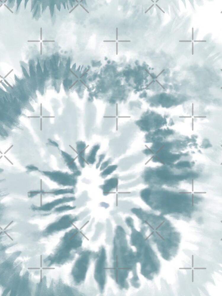 Trendy Teal Swirl Tie Dye Pattern by jamiemaher15