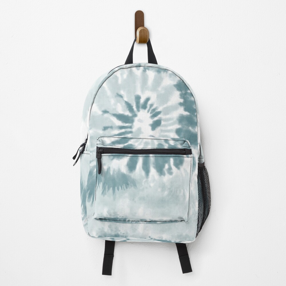 Discover Trendy Teal Swirl Tie Dye Pattern Backpack
