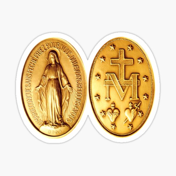 Miraculous medal Sticker