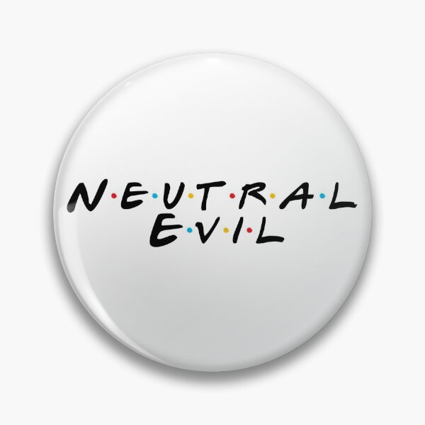 Item preview, Neutral Evil! designed and sold by DoodleDashCollective.