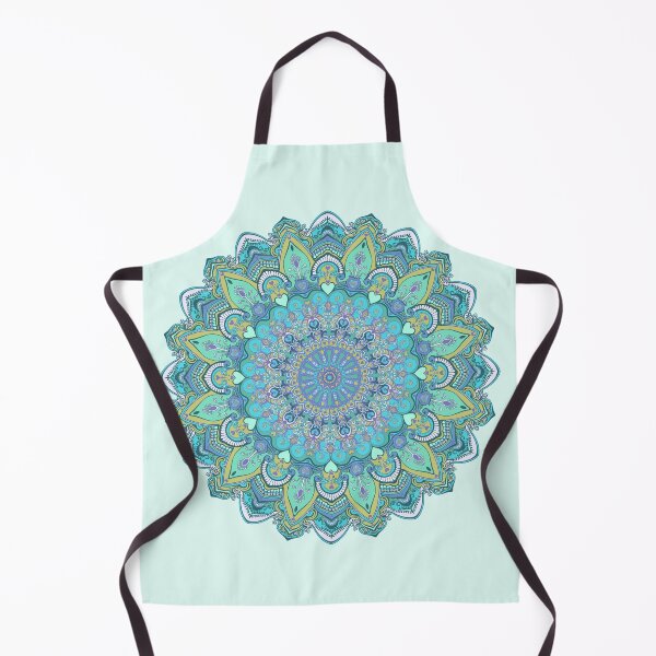 Item preview, light green mandala designed and sold by MandalaFlowerArt.