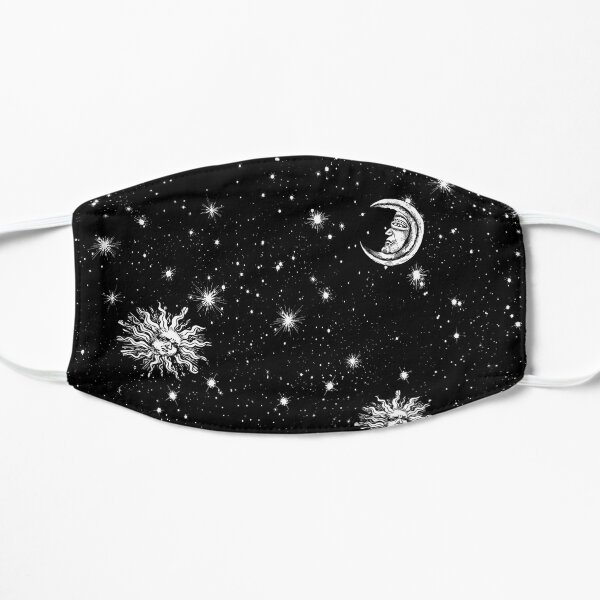 Stars, Moon and Sun Flat Mask