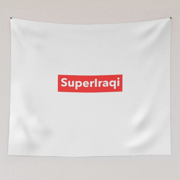 Item preview, Super Iraqi Red And White Logo with a Stylish Design designed and sold by ArabCorner.