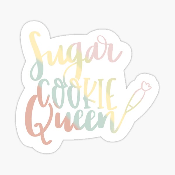 "Sugar cookie queen pastel" Sticker for Sale by starlightsco Redbubble