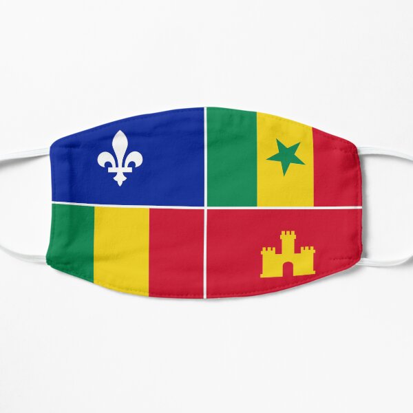Drapeau créole de la Louisiane Masque taille M/L