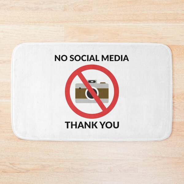 Item preview, No social media. Thank you designed and sold by Flametric.