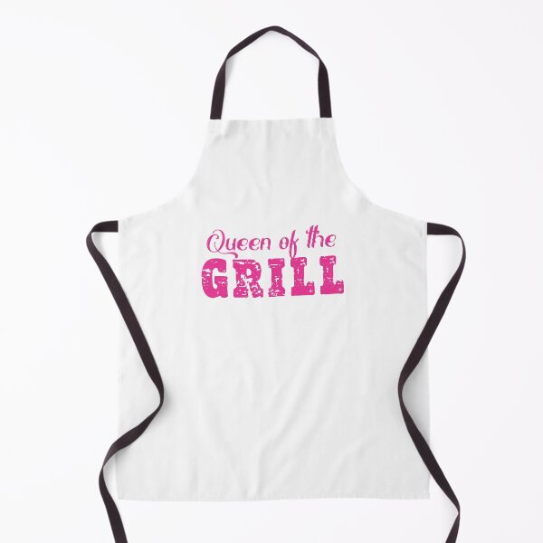 Item preview, Queen of the grill, BBQ apron for women designed and sold by MalikaBela.