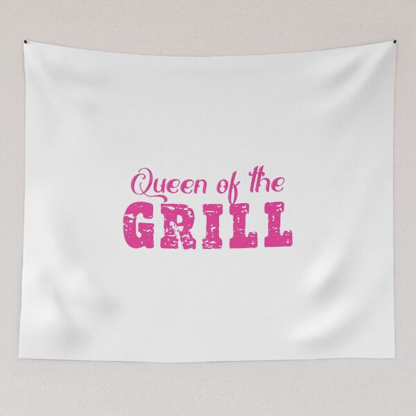 Item preview, Queen of the grill, BBQ apron for women designed and sold by MalikaBela.