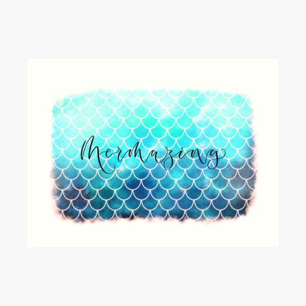 Mermazing Art Print