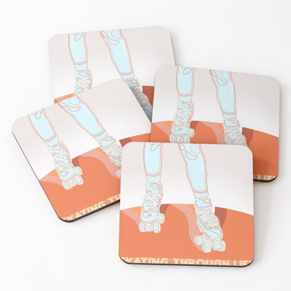 Item preview, Skating Through Life - Blue and Orange designed and sold by Totally-rad.