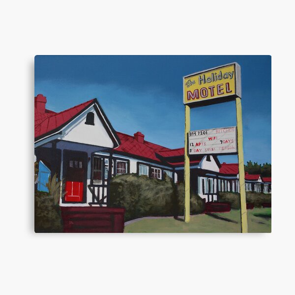 Holliday Motel Canvas Print